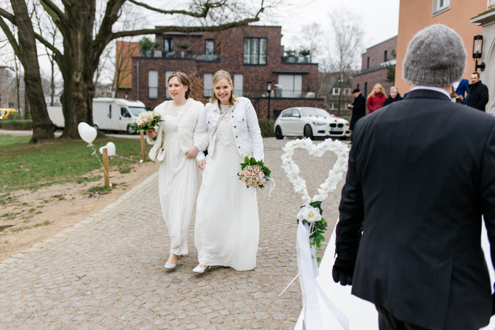Hochzeit im Standesamt Wandsbek und Ohlendorffsche Villa in Volksdorf